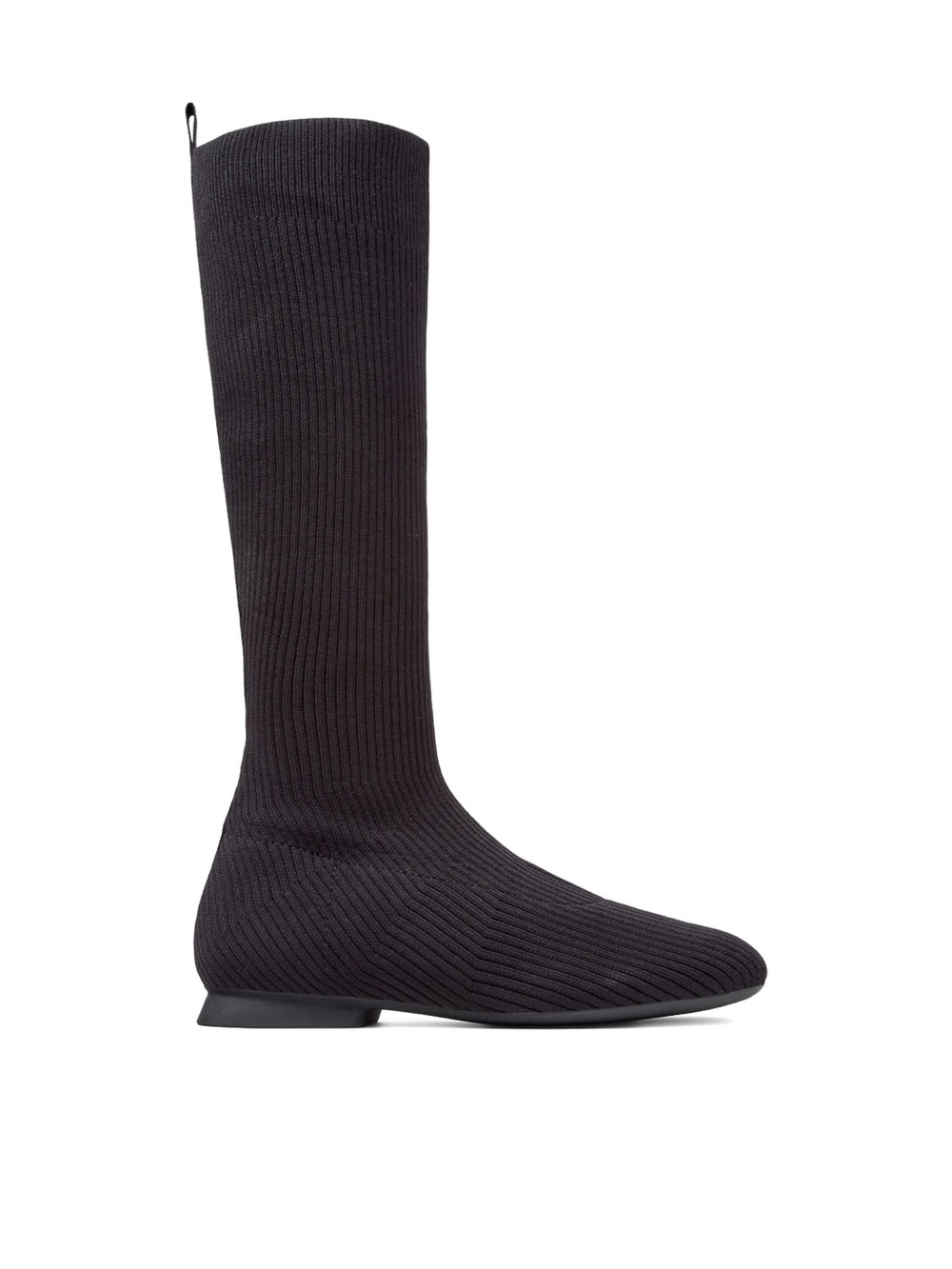 Camper Black Knit Knee-High Sock Boot